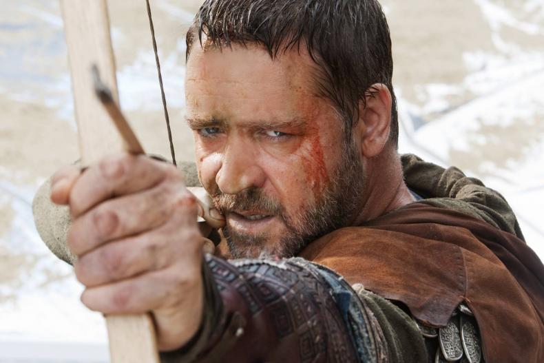 The Irishman from Nottingham: Russell Crowe in: ROBIN HOOD, Ridley Scott, USA/UK 2010