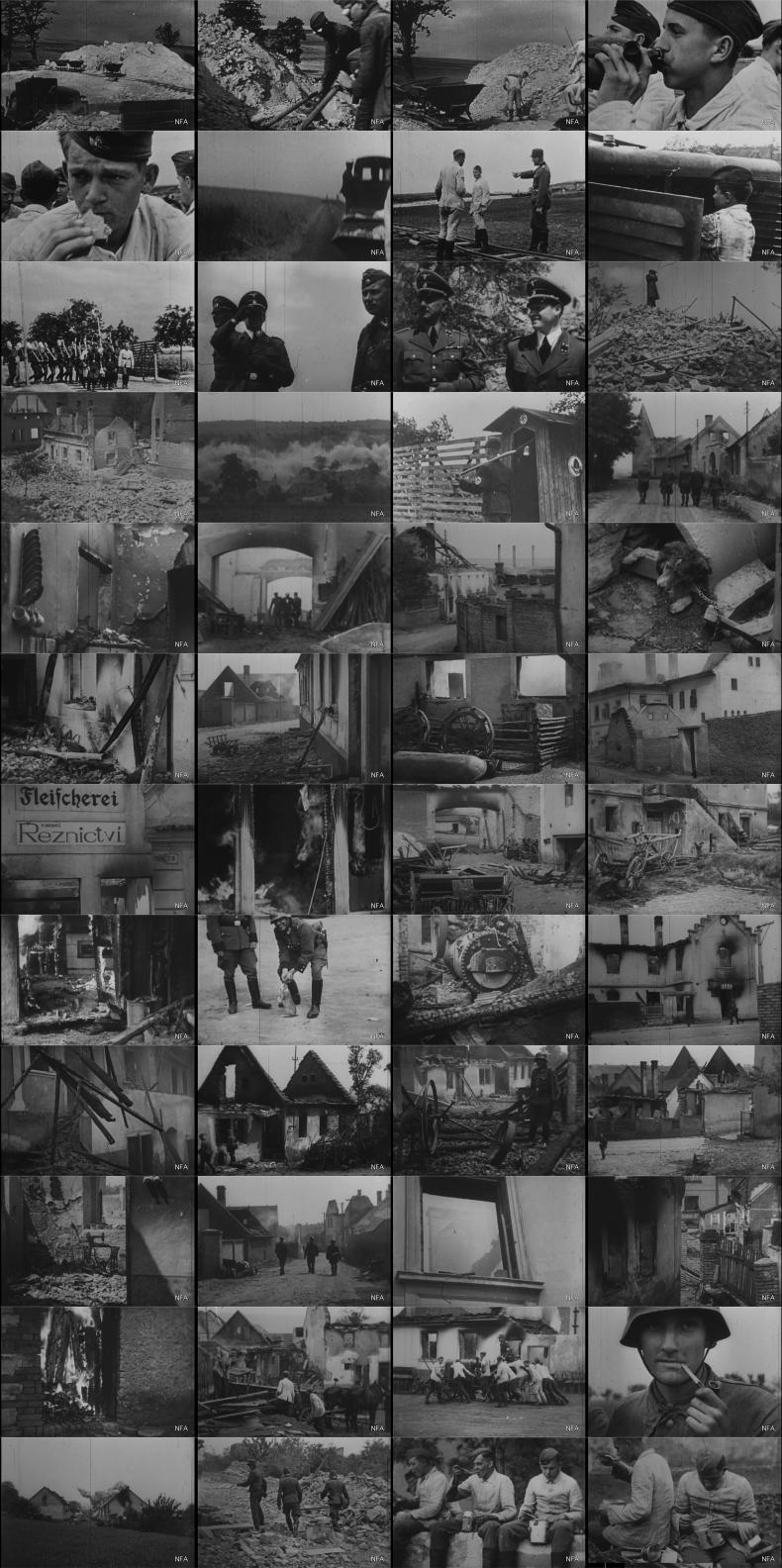 REMAINS OF LIDICE IN JUNE 1942