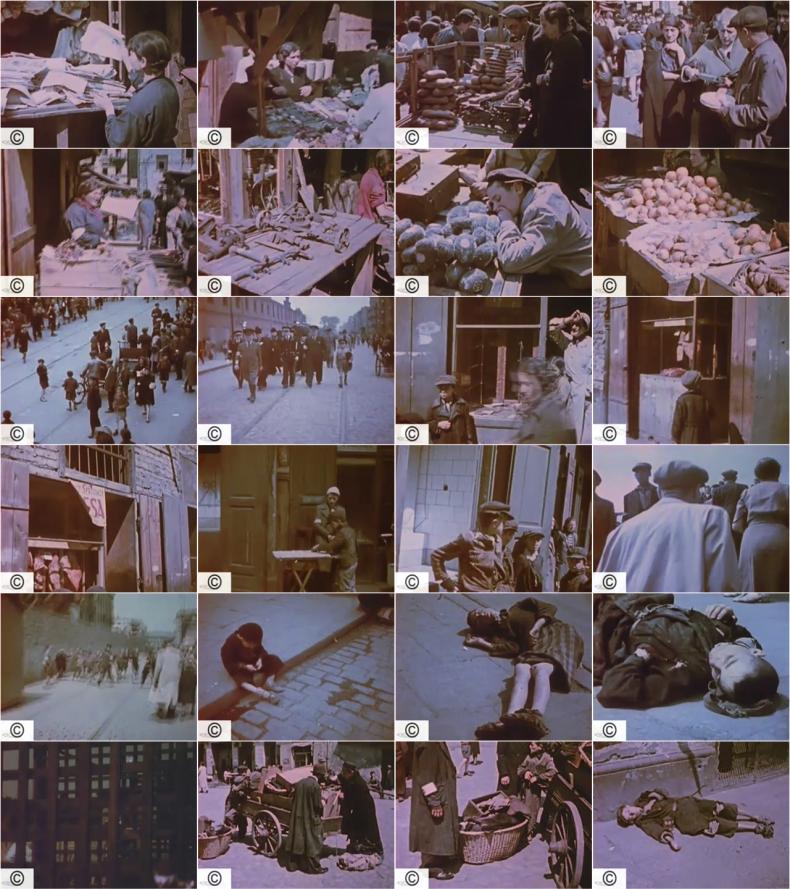WARSAW GHETTO IN COLOR