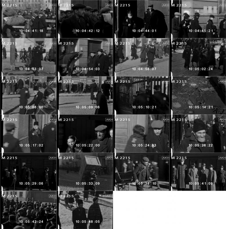 AMATEUR FILM WITH SCENES FROM THE WARSAW GHETTO