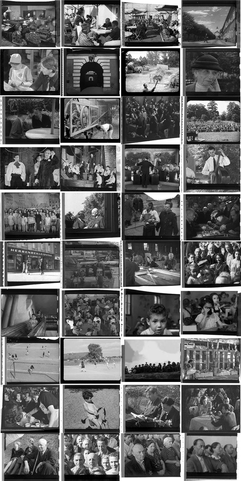 THERESIENSTADT. EIN DOKUMENTARFILM AUS DEM JÜDISCHEN SIEDLUNGSGEBIET. Einzelkader.